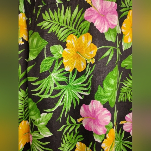 LARGE TROPICAL LINEN JACKET - Picture 6 of 7